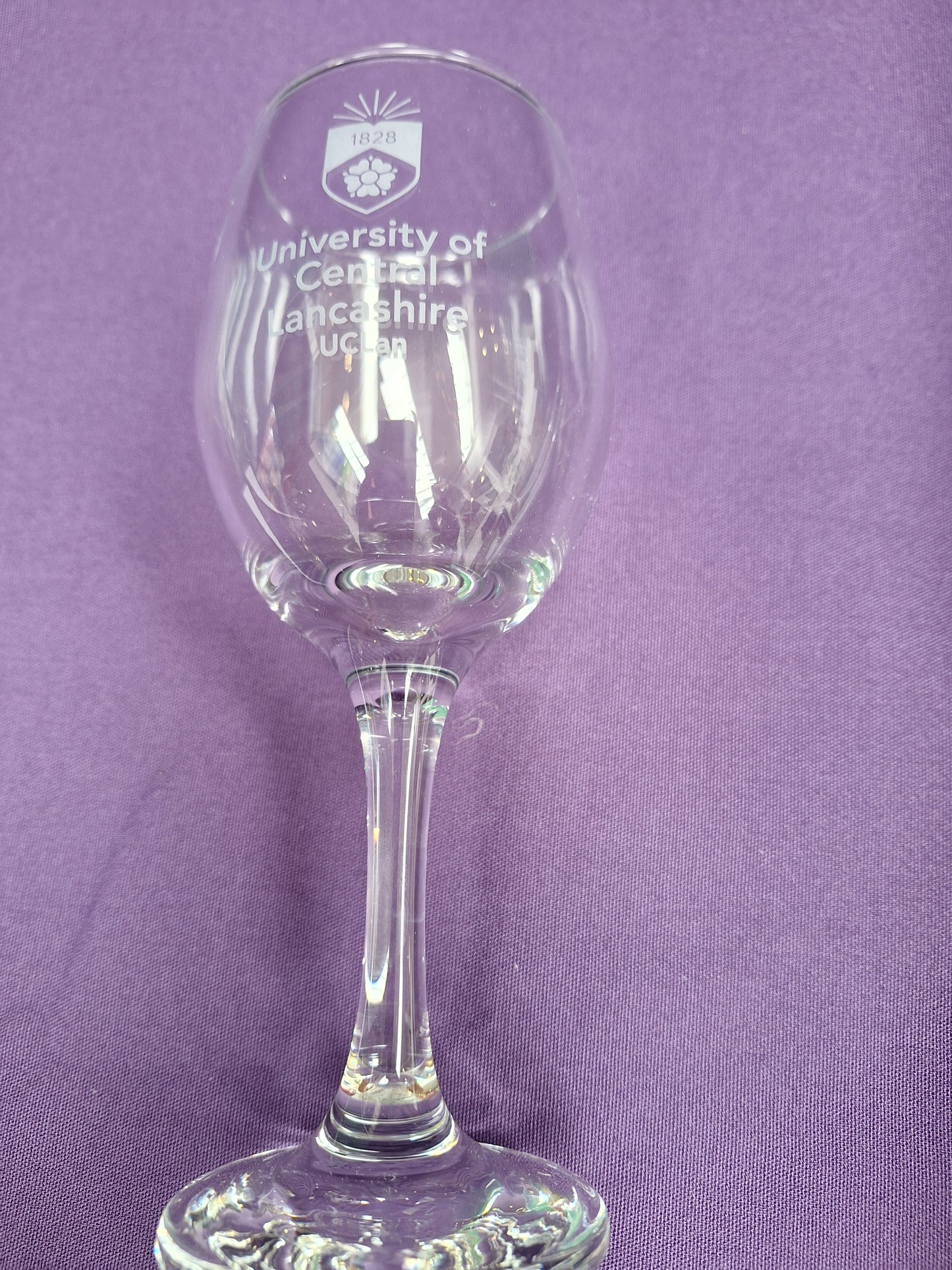 UCLan Wine Glass