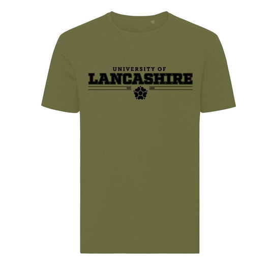 University of Lancashire - Military Green - Bold Logo, T-Shirt