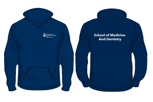 School of Medicine and Dentistry Hooded Top (Courses A-M) - Please note the description below for delivery/collection information, this is not our normal 24 hours turn around.